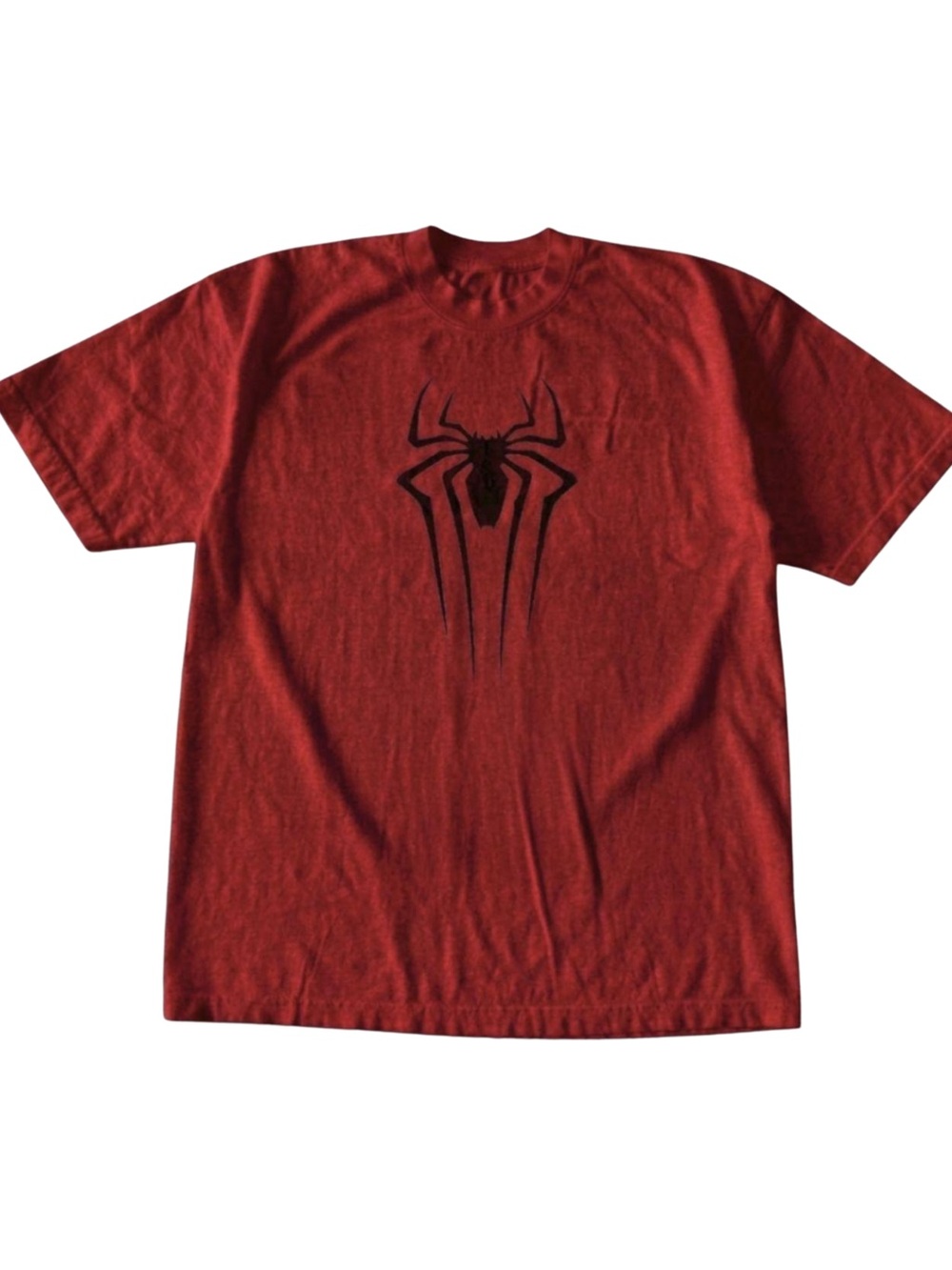 Gildan Maroon Short-Sleeve Tee with Black Spider Graphic
